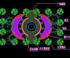 工廠辦公區綠化加私人庭院規劃設計免費下載 - 園林綠化及施工 - 土木工程網